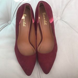Bonnibel maroon heels